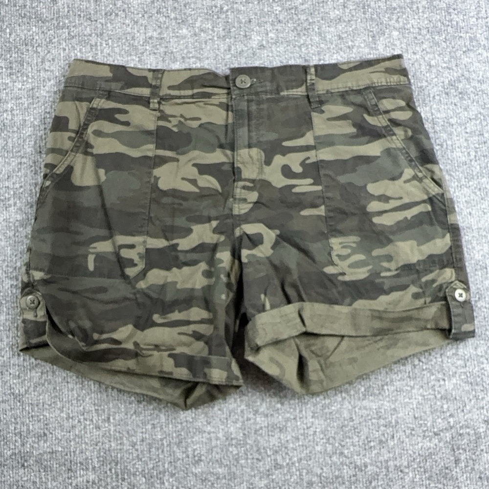Social Standard By Sanctuary Shorts Womens Large Green Camo Utility XH00033R